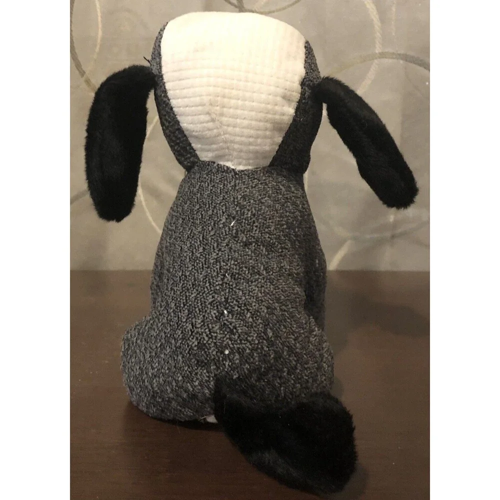 Tony Toy Puli International Dog Plush Gray White Textured Puppy Stuffed Animal 7